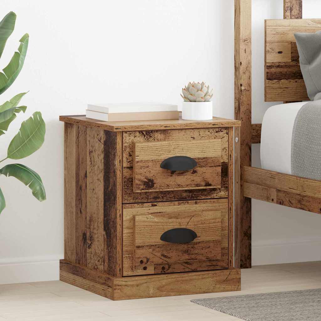 Nachttisch Altholz 39 x 39 x 47,5 cm Holzwerkstoff