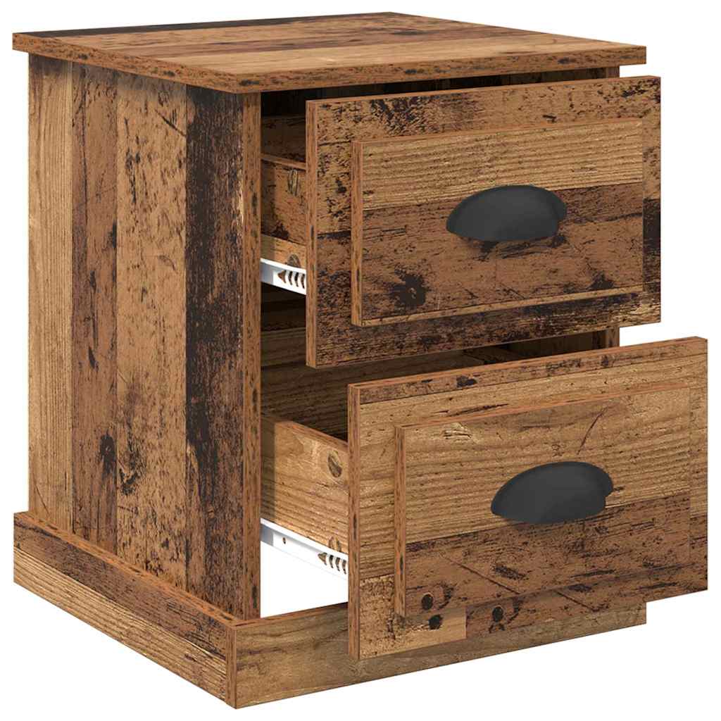 Nachttisch Altholz 39 x 39 x 47,5 cm Holzwerkstoff