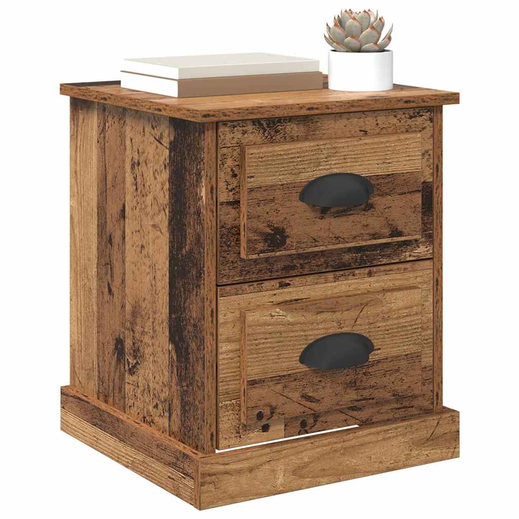 Nachttisch Altholz 39 x 39 x 47,5 cm Holzwerkstoff