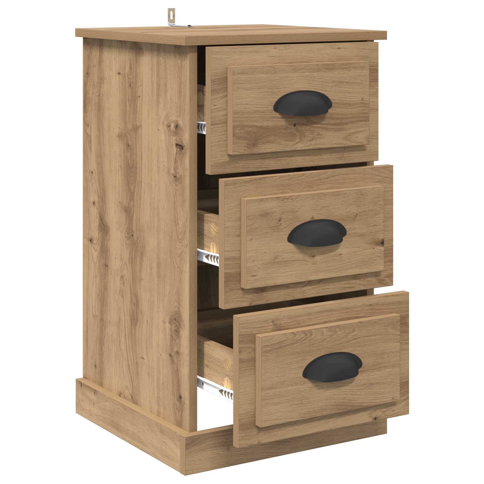 Nachttisch Artisan-Eiche 39 x 39 x 67,5 cm Holzwerkstoff