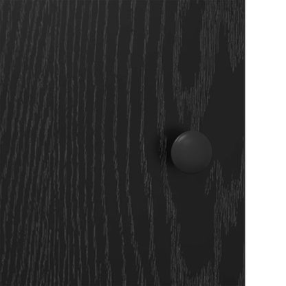 Sideboard 70 x 35,5 x 67,5 cm Schwarz Eichen-Optik