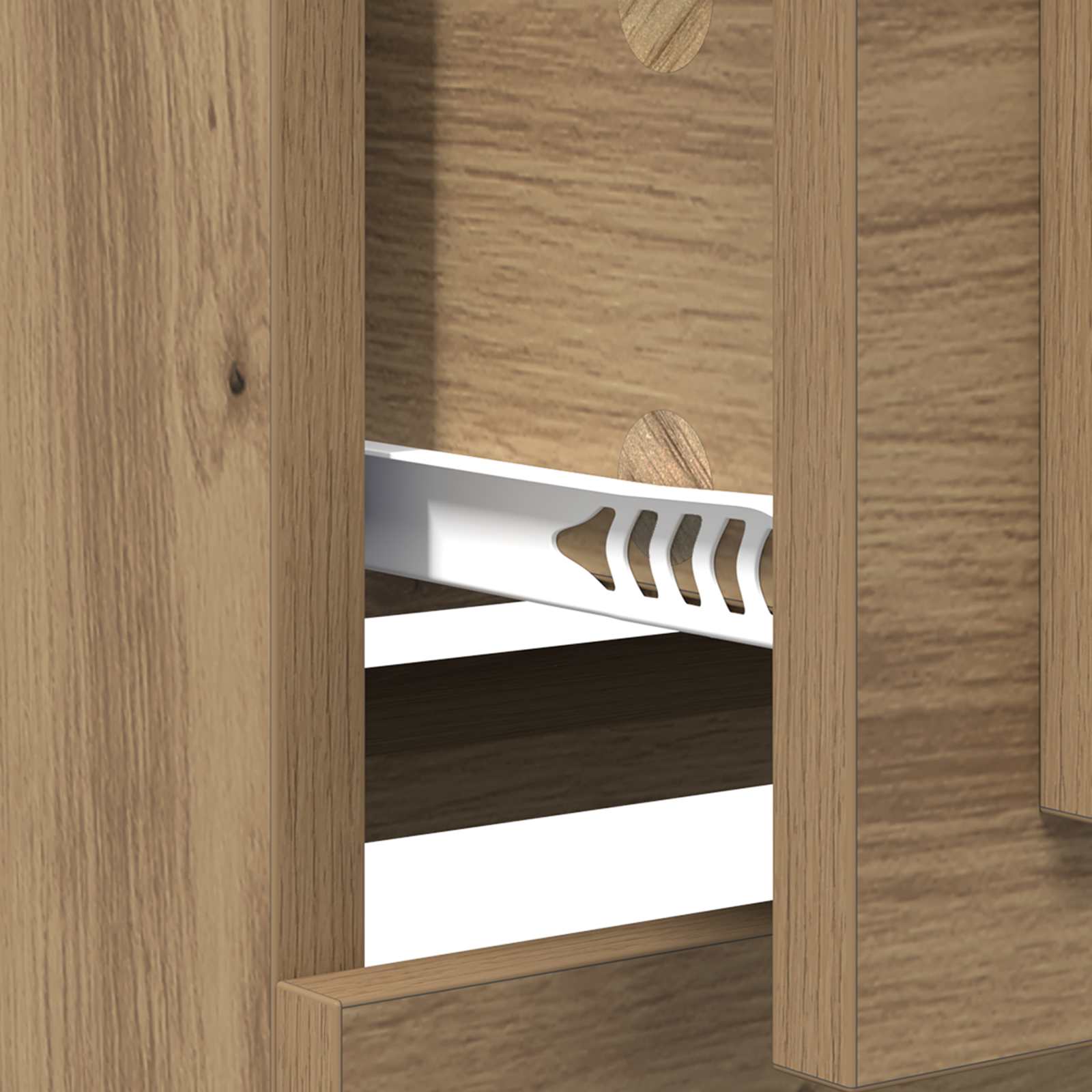 Sideboard Artisan-Eiche 70 x 35,5 x 67,5 cm Holzwerkstoff