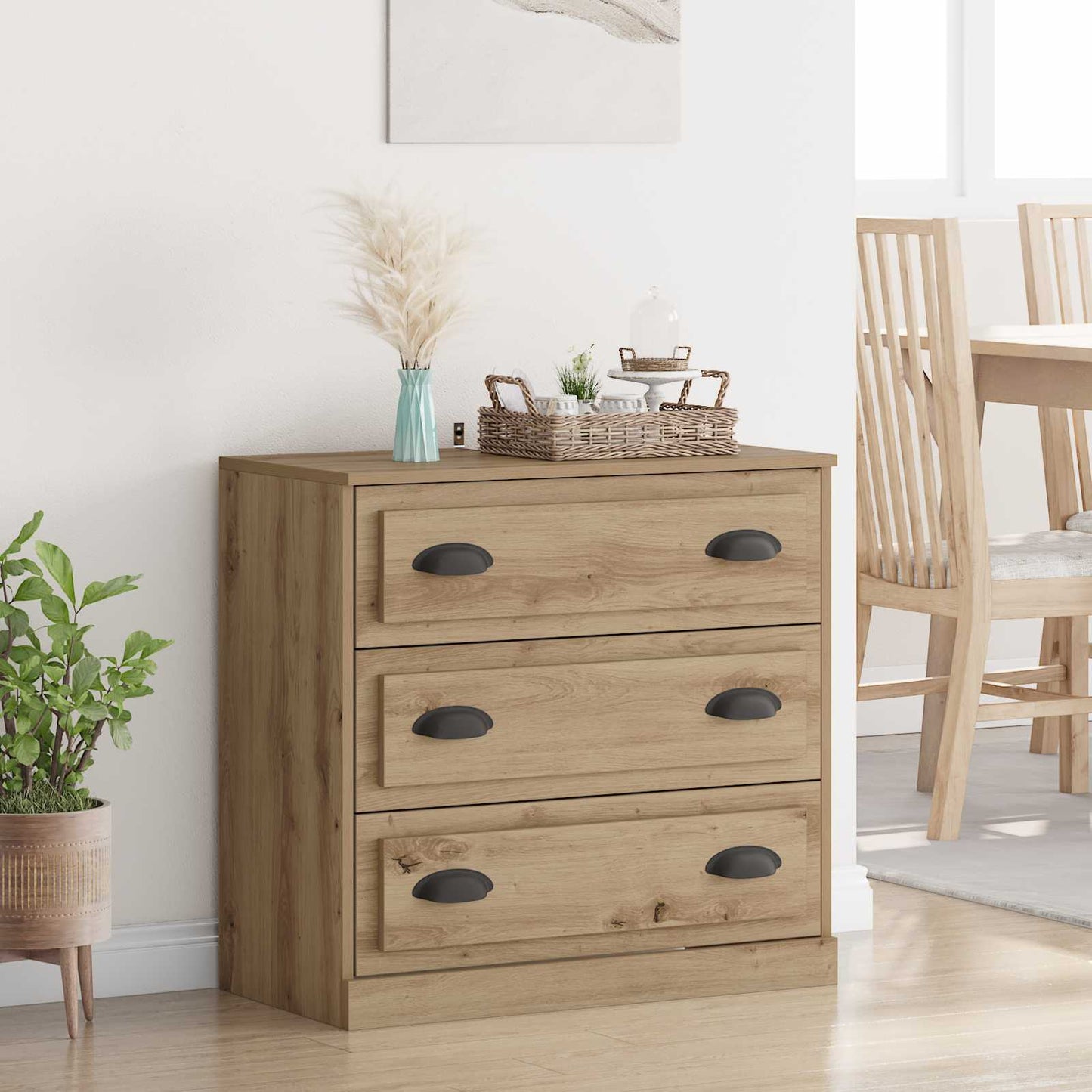 Sideboard Artisan-Eiche 70 x 35,5 x 67,5 cm Holzwerkstoff