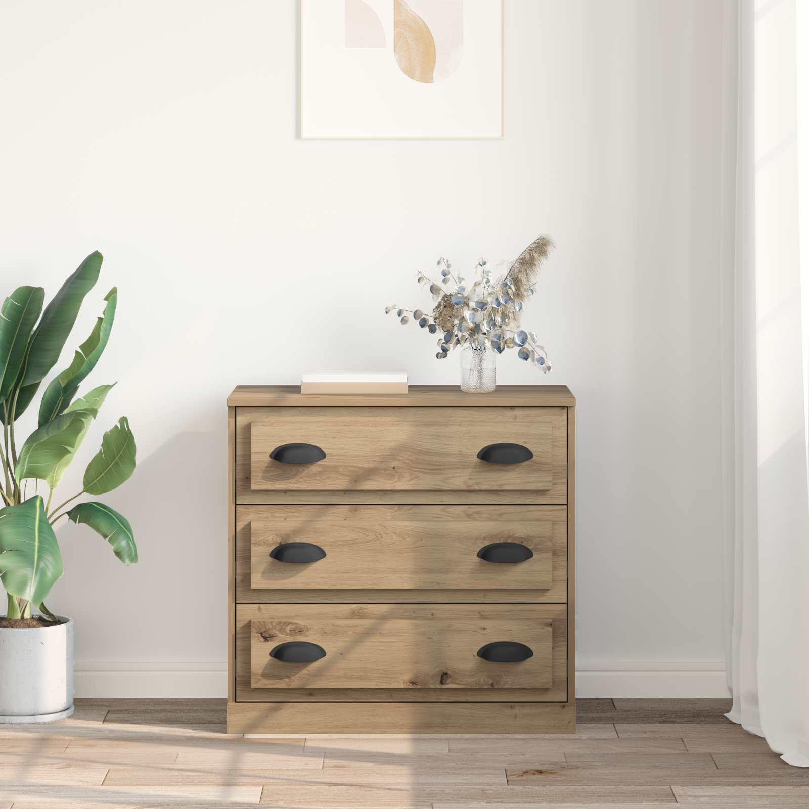 Sideboard Artisan-Eiche 70 x 35,5 x 67,5 cm Holzwerkstoff