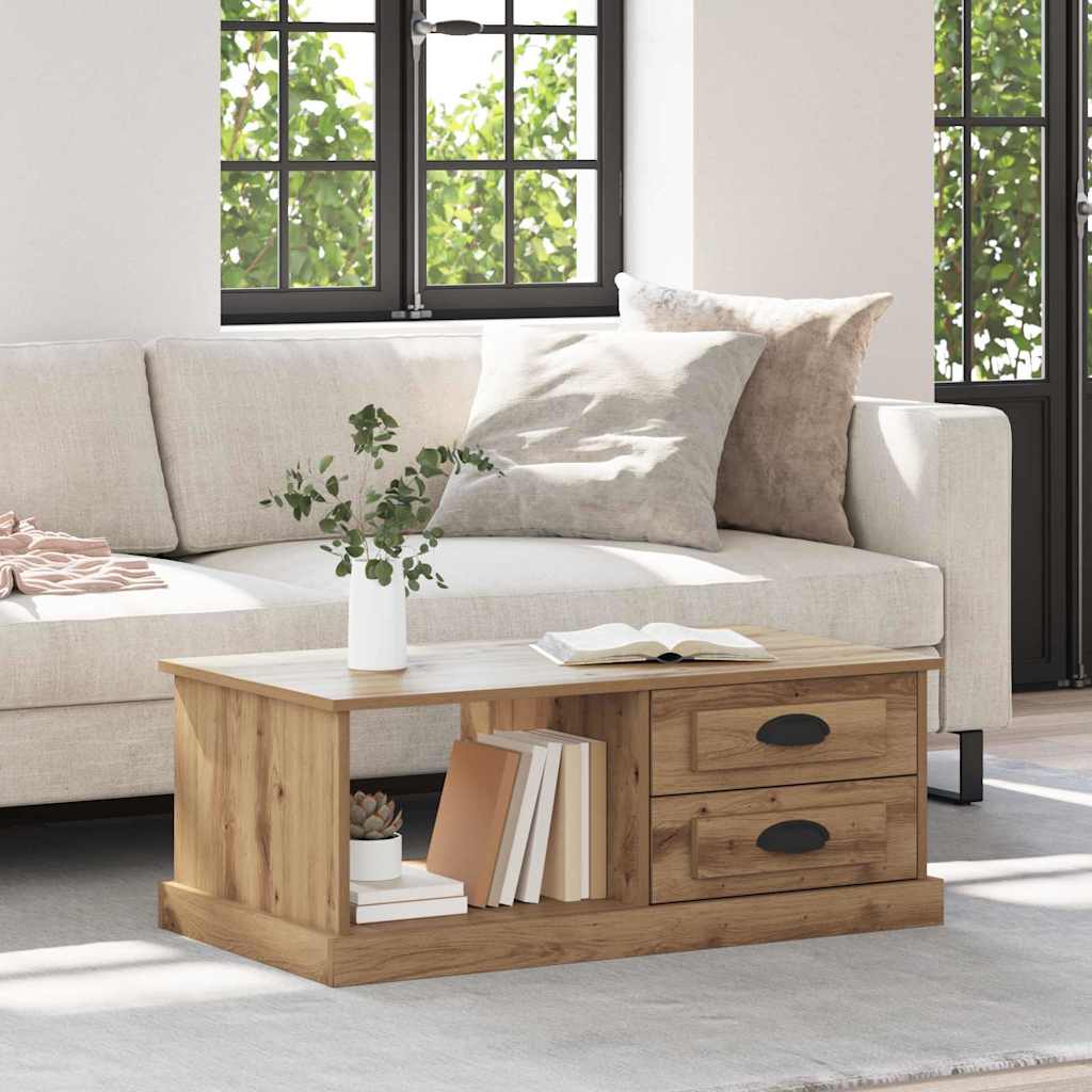 Couchtisch Artisan-Eiche 90 x 50 x 35 cm Holzwerkstoff