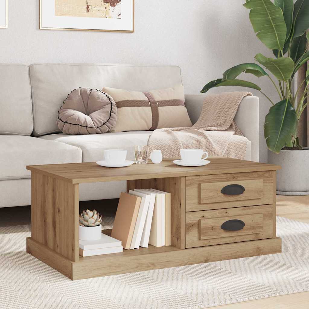 Couchtisch Artisan-Eiche 90 x 50 x 35 cm Holzwerkstoff