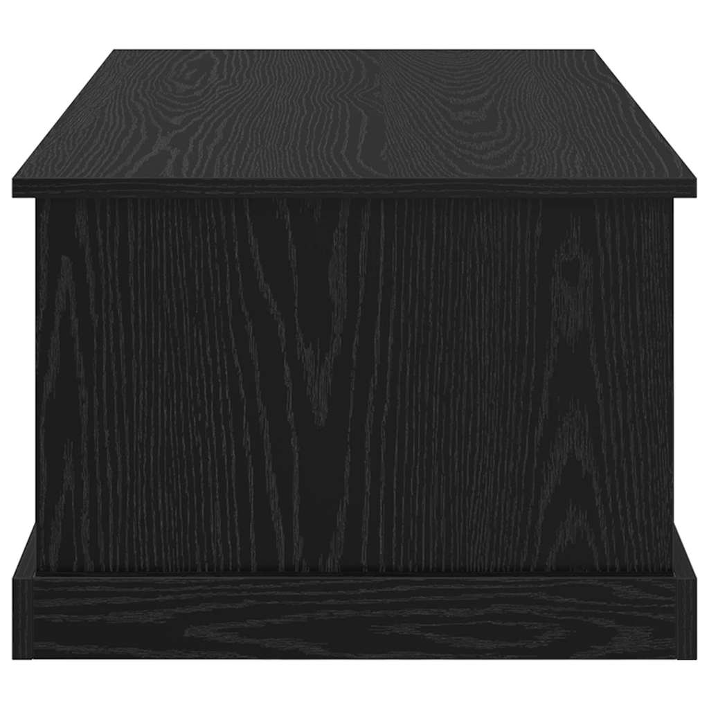 Couchtisch Schwarz Eichen-Optik 90 x 50 x 35 cm Holzwerkstoff