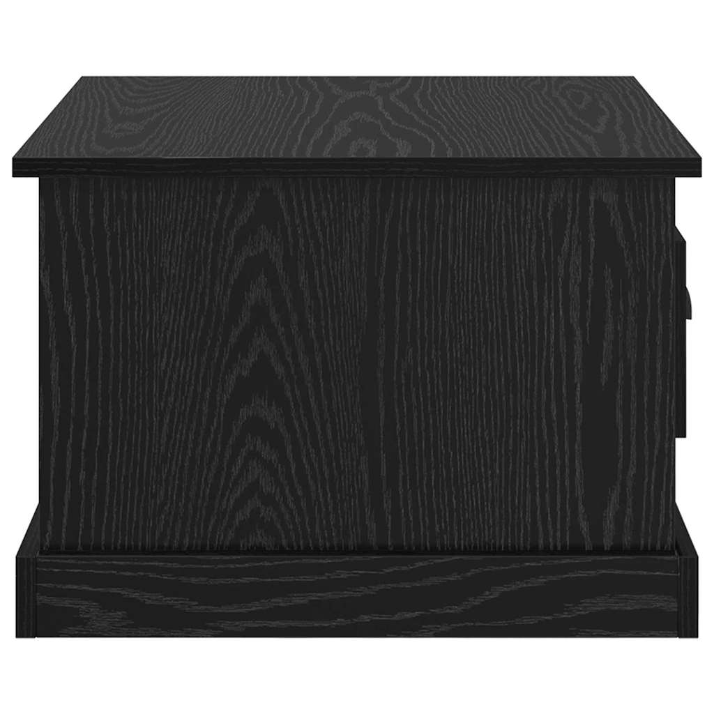 Couchtisch Schwarz Eichen-Optik 50 x 50 x 35 cm Holzwerkstoff