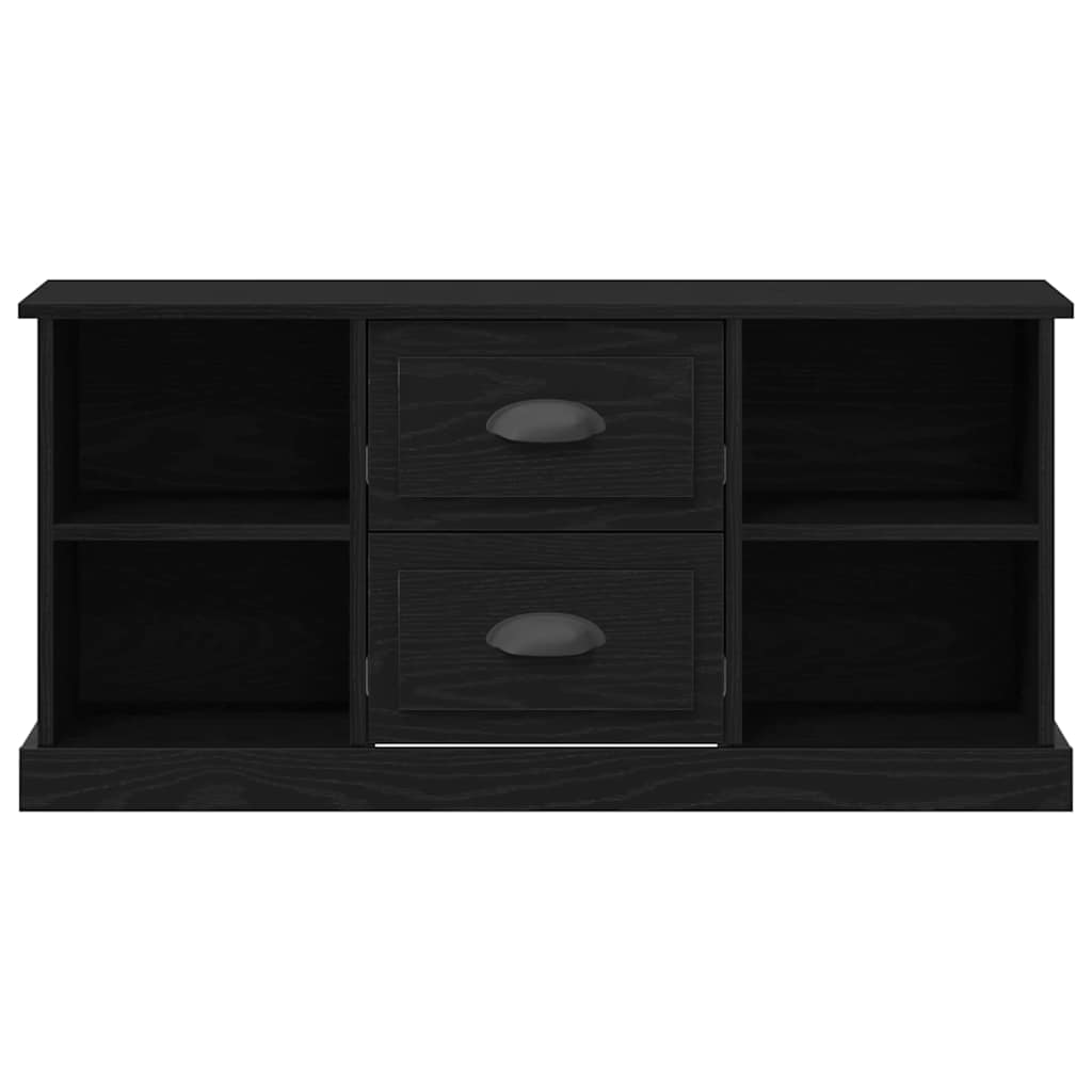 TV-Schränk 99,5 x 35,5 x 48 cm Schwarz Eichen-Optik