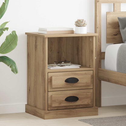 Nachttisch 2 stk. Artisan-Eiche 36 x 43 x 60 cm Holzwerkstoff