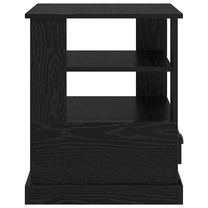 Nachttisch Schwarz Eichen-Optik 50 x 50 x 60 cm Holzwerkstoff
