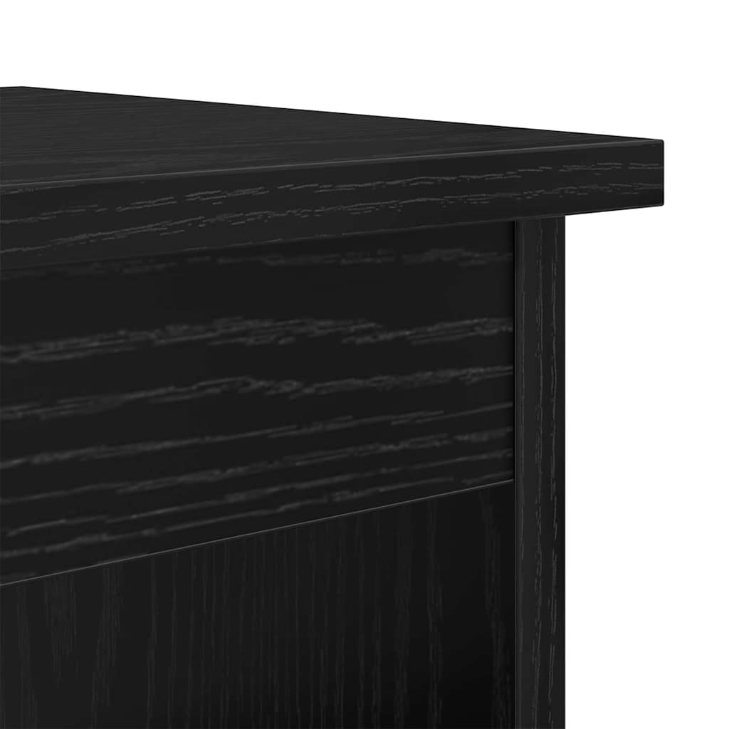 Couchtisch 3 stk. Schwarz Eichen-Optik 48 x 45 x 45 cm