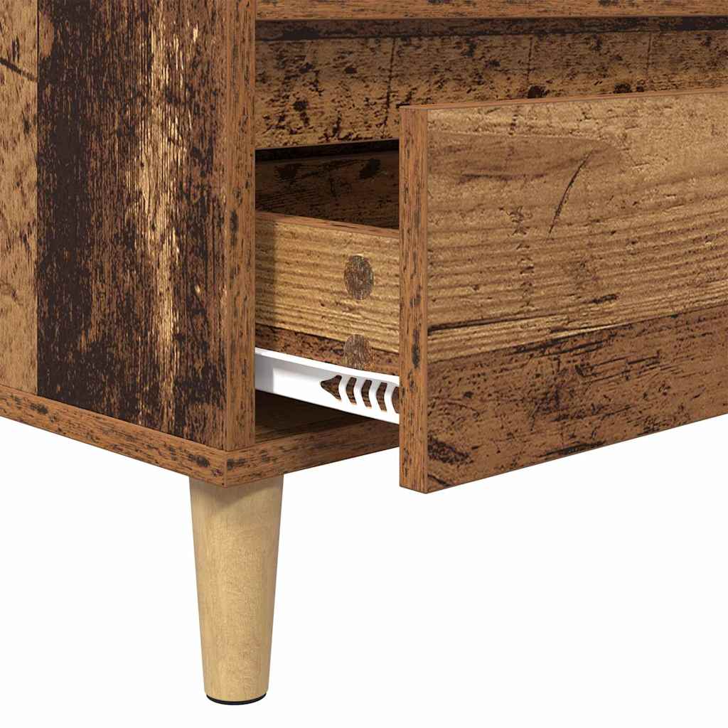 TV-Schränk 100 x 34,5 x 44,5 cm Altholz Holzwerkstoff