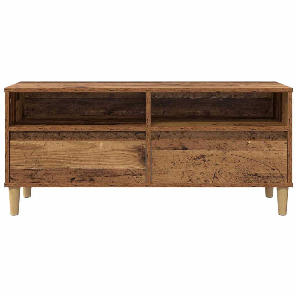 TV-Schränk 100 x 34,5 x 44,5 cm Altholz Holzwerkstoff