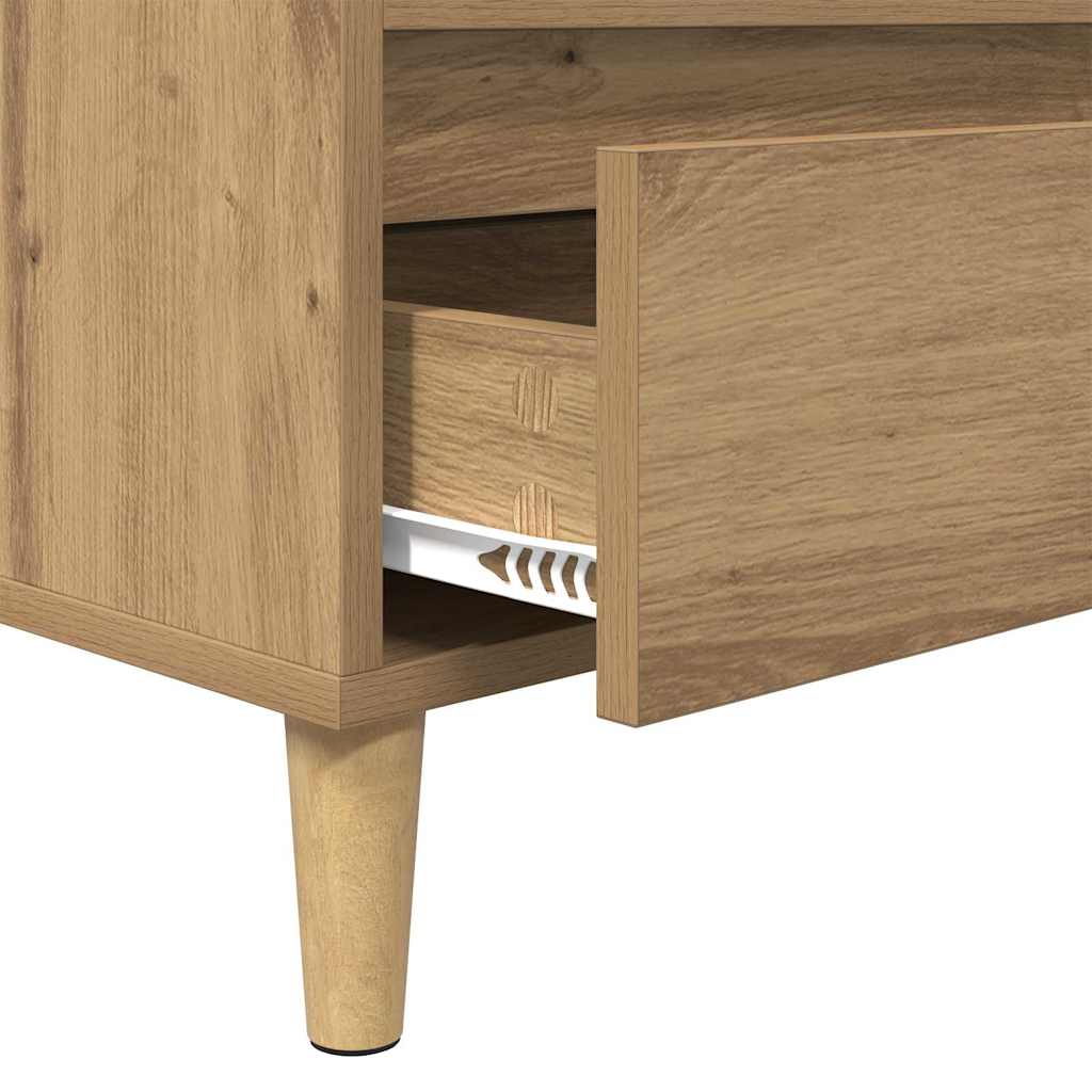 TV-Schränk 100 x 34,5 x 44,5 cm Artisan-Eiche Holzwerkstoff