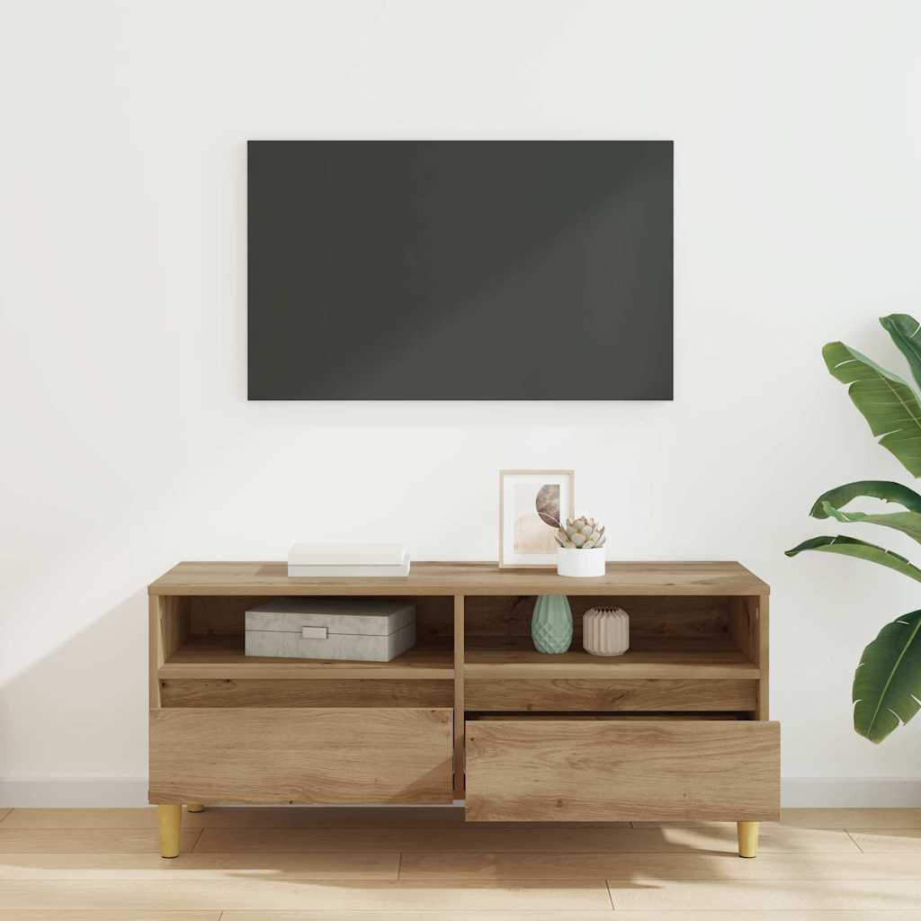 TV-Schränk 100 x 34,5 x 44,5 cm Artisan-Eiche Holzwerkstoff