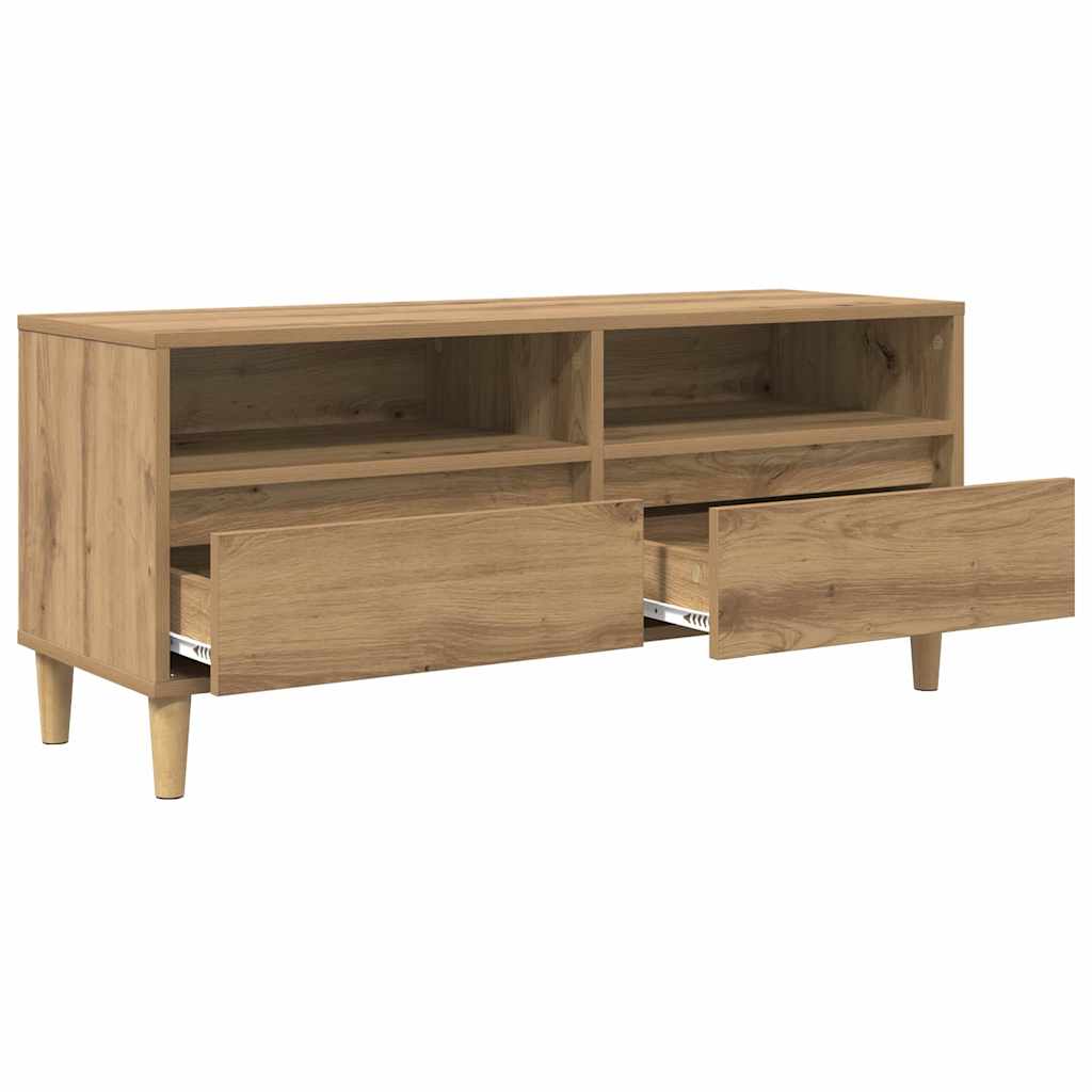 TV-Schränk 100 x 34,5 x 44,5 cm Artisan-Eiche Holzwerkstoff