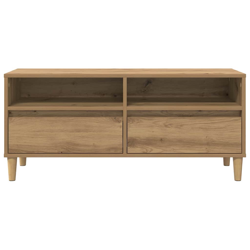 TV-Schränk 100 x 34,5 x 44,5 cm Artisan-Eiche Holzwerkstoff