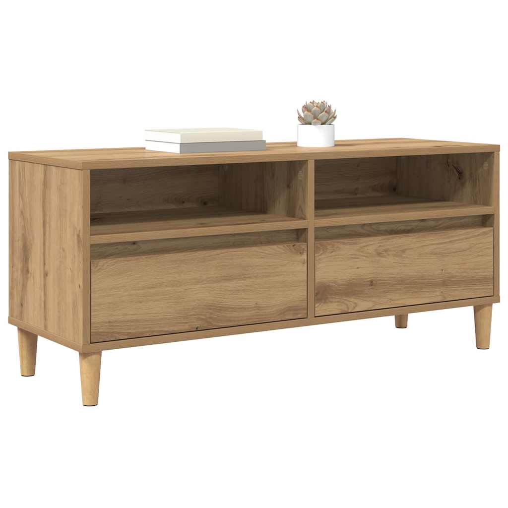 TV-Schränk 100 x 34,5 x 44,5 cm Artisan-Eiche Holzwerkstoff
