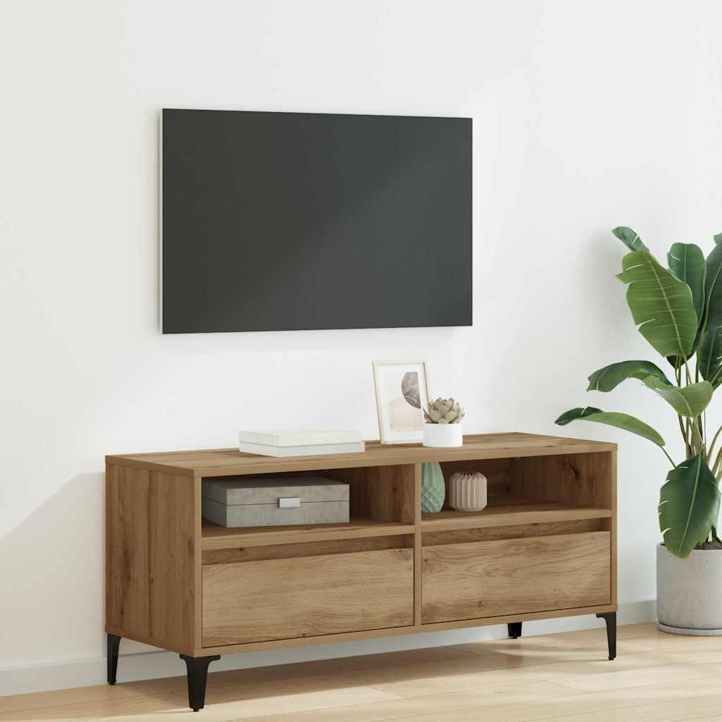 TV-Schränk 100 x 34,5 x 44,5 cm Artisan-Eiche