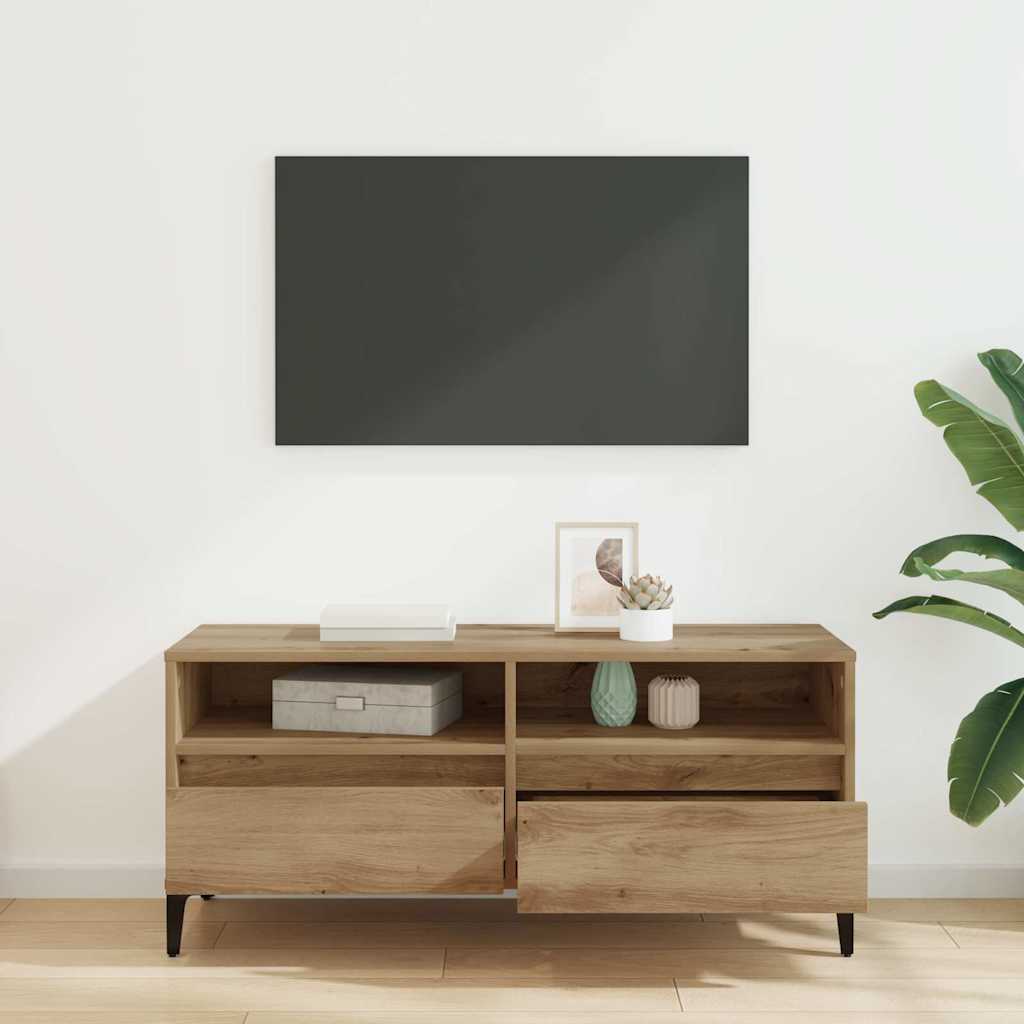 TV-Schränk 100 x 34,5 x 44,5 cm Artisan-Eiche