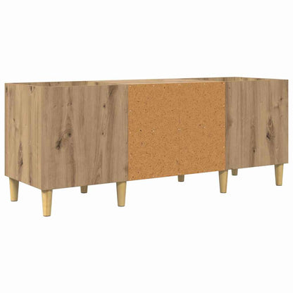 Schallplattenschrank 121 x 38 x 48 cm Holzwerkstoff