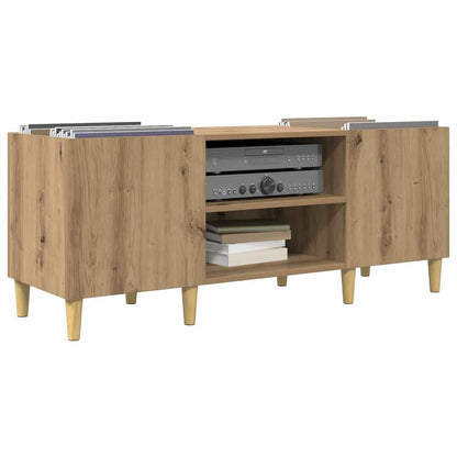 Schallplattenschrank 121 x 38 x 48 cm Holzwerkstoff