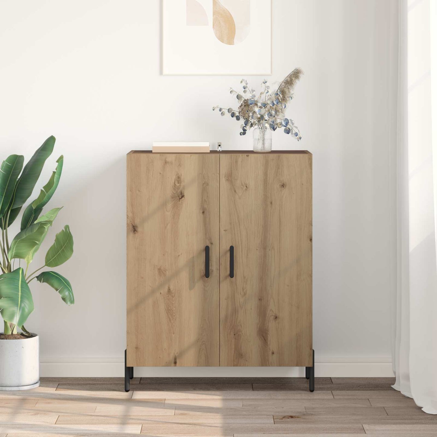 Sideboard Artisan-Eiche 69,5 x 34 x 90 cm Holzwerkstoff