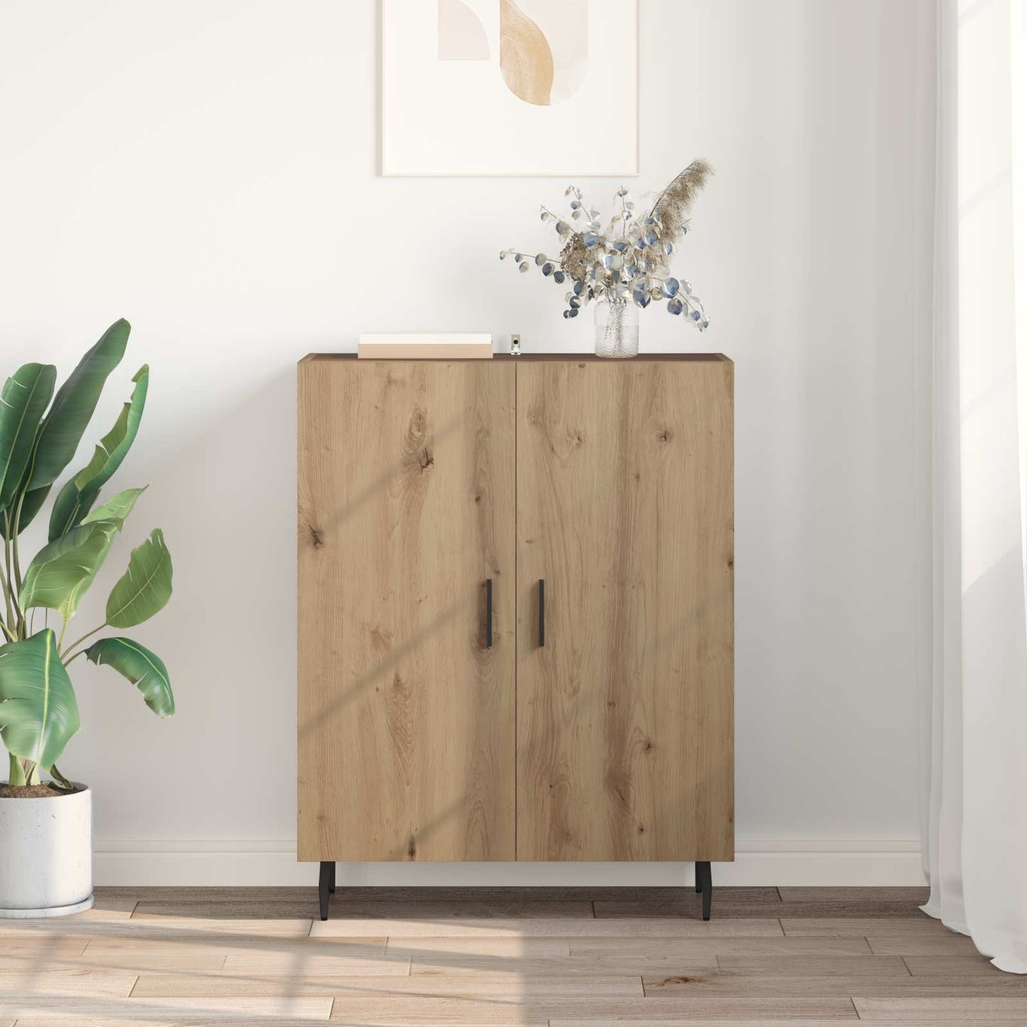 Sideboard Artisan-Eiche 69,5 x 34 x 90 cm Holzwerkstoff