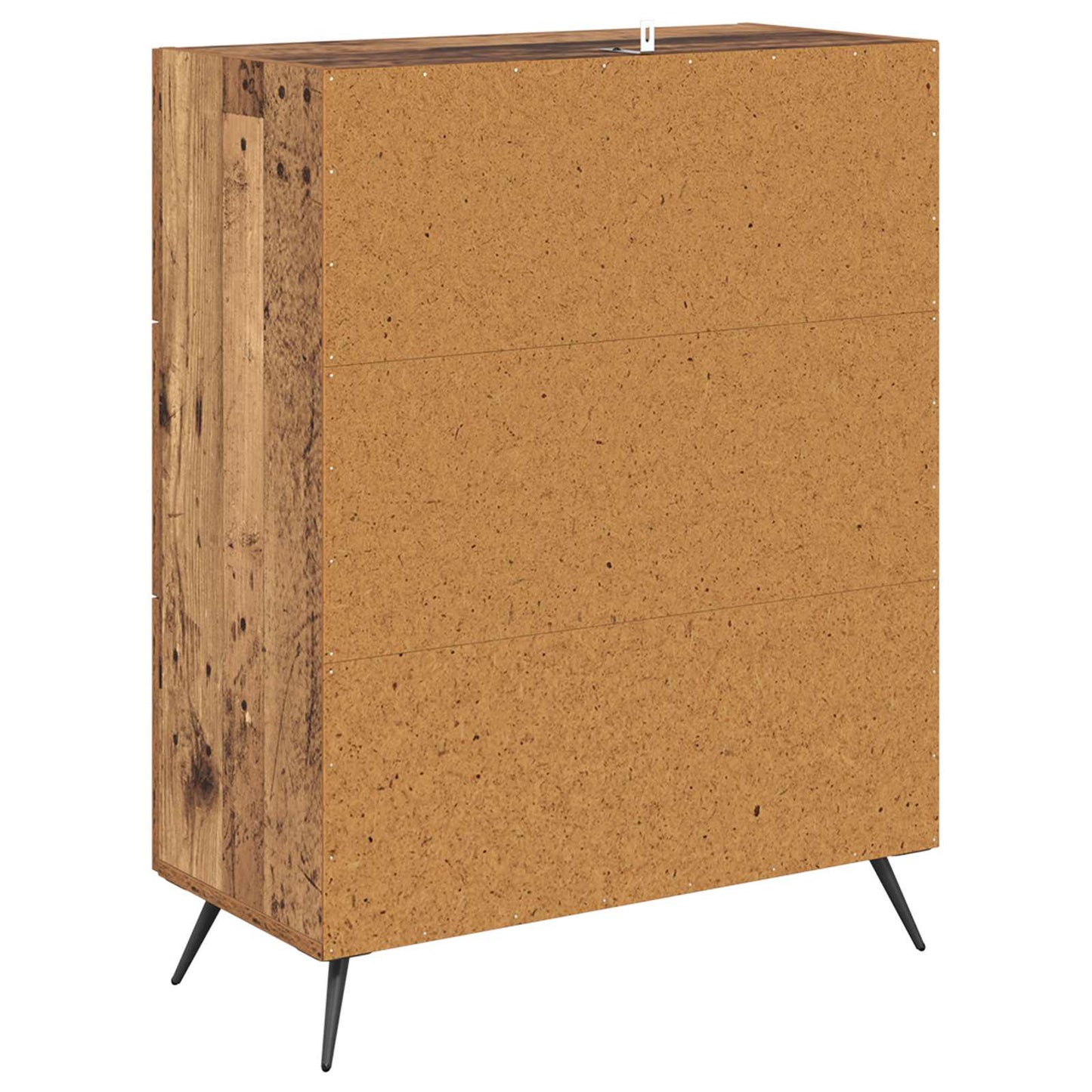 Kommode mit Schubladen Altholz 69,5 x 34 x 90 cm Holzwerkstoff