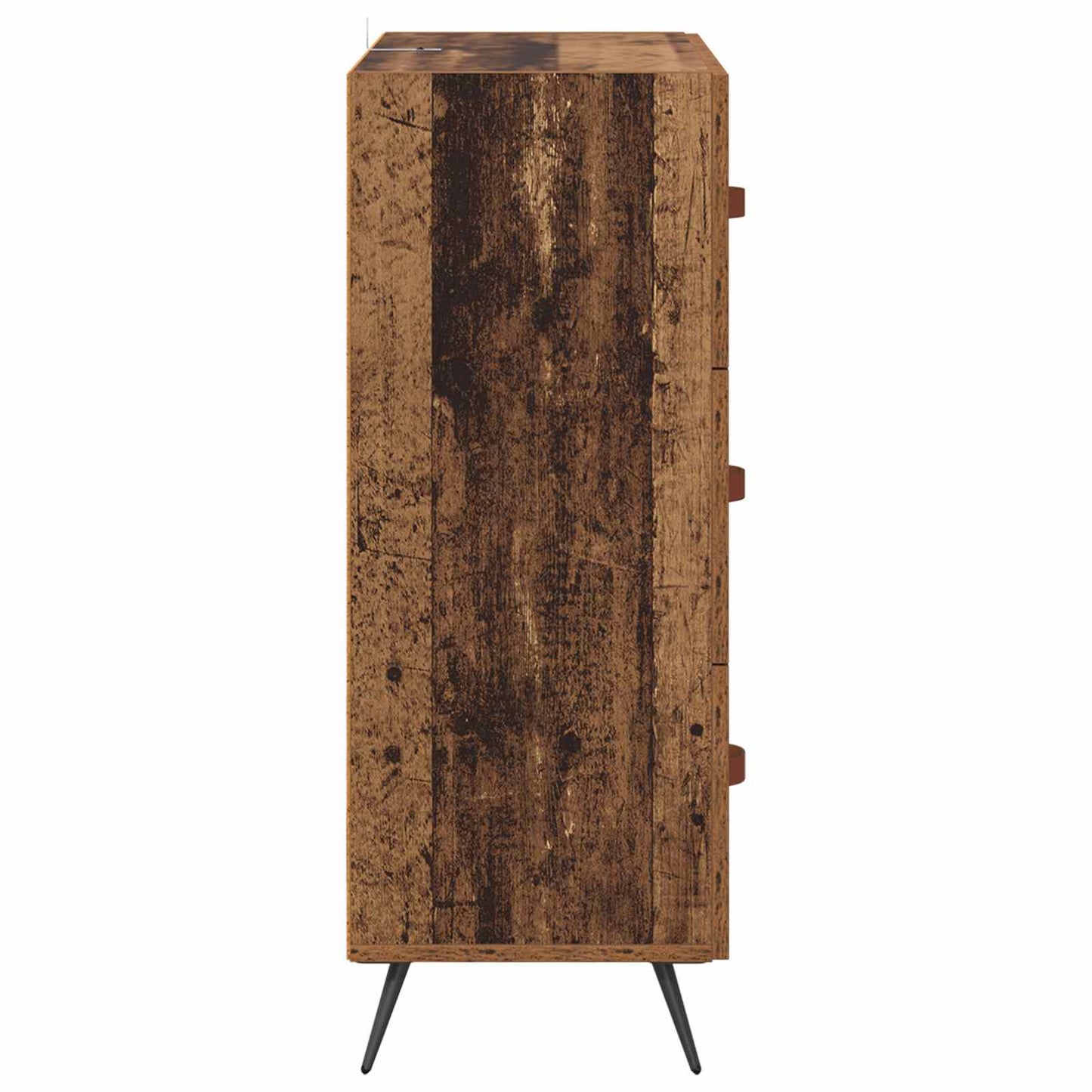 Kommode mit Schubladen Altholz 69,5 x 34 x 90 cm Holzwerkstoff