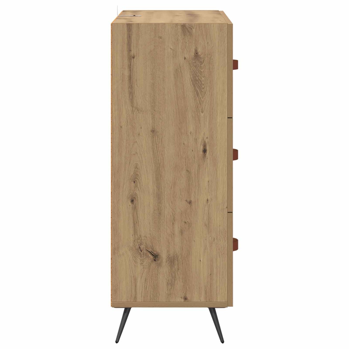 Kommode 3-Schublade Artisan-Eiche 69,5 x 34 x 90 cm
