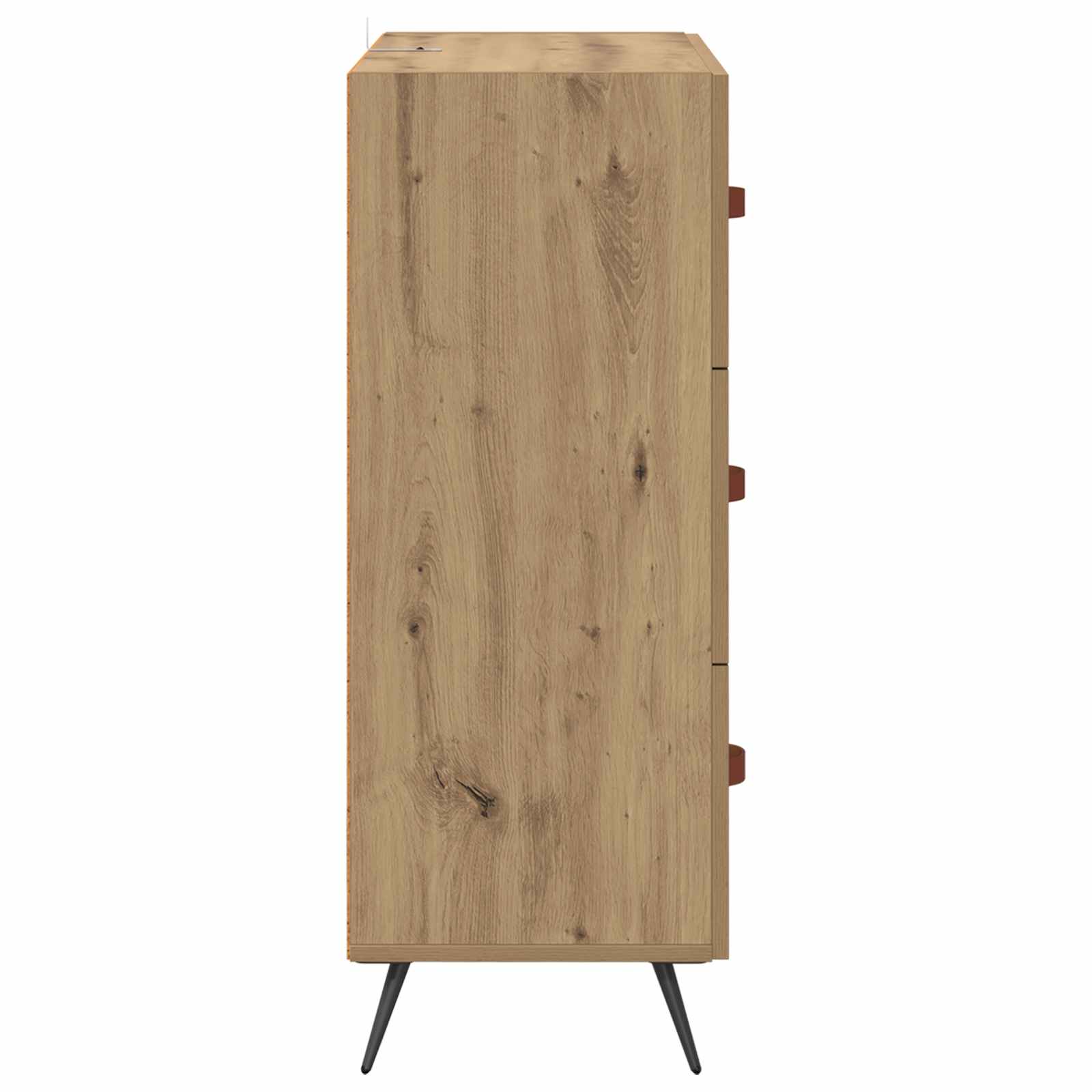 Kommode 3-Schublade Artisan-Eiche 69,5 x 34 x 90 cm