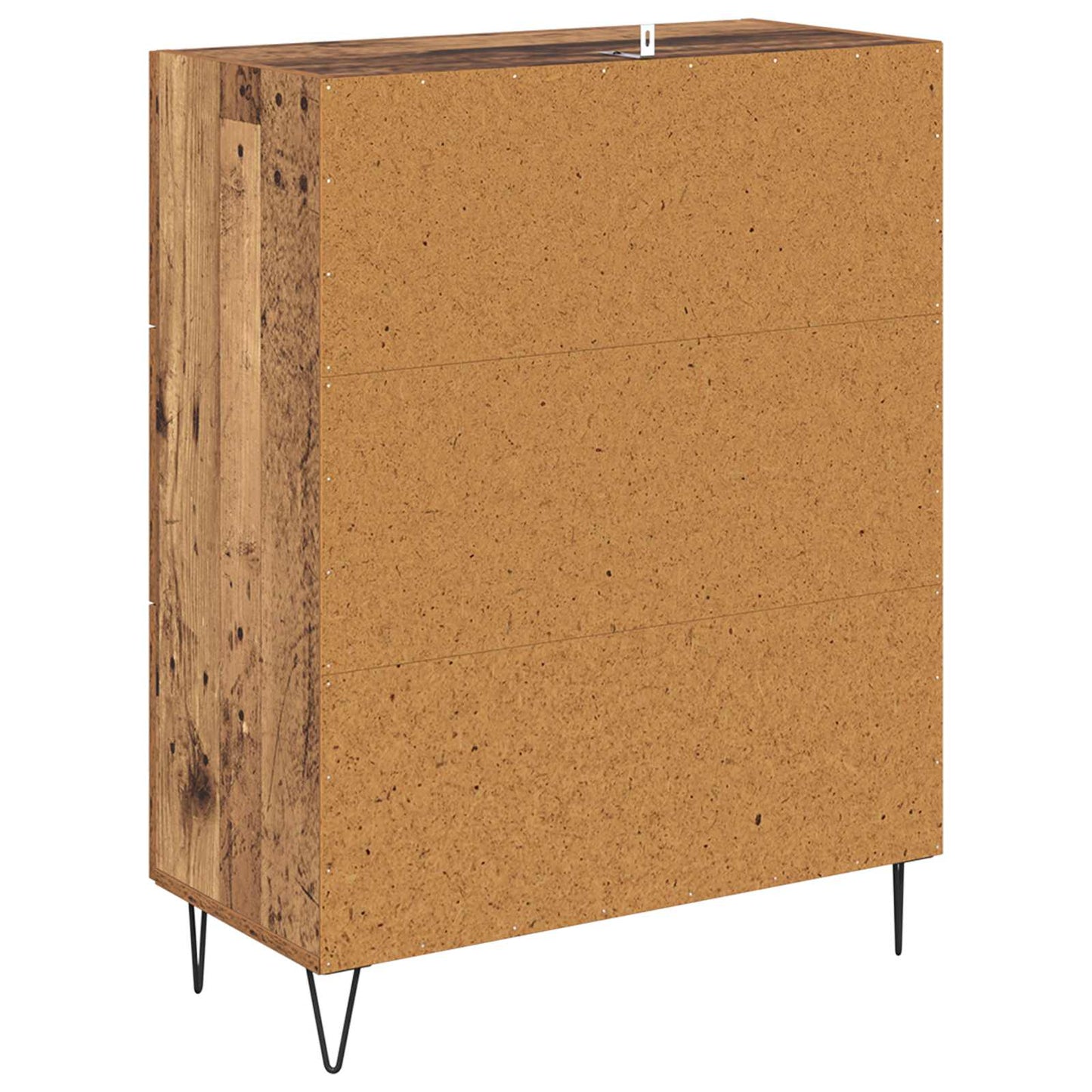 Sideboard Altholz 69,5 x 34 x 90 cm Verbundholz und Eisen