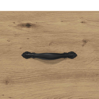 Sideboard Artisan-Eiche 69,5 x 34 x 90 cm Verbundholz und Eisen