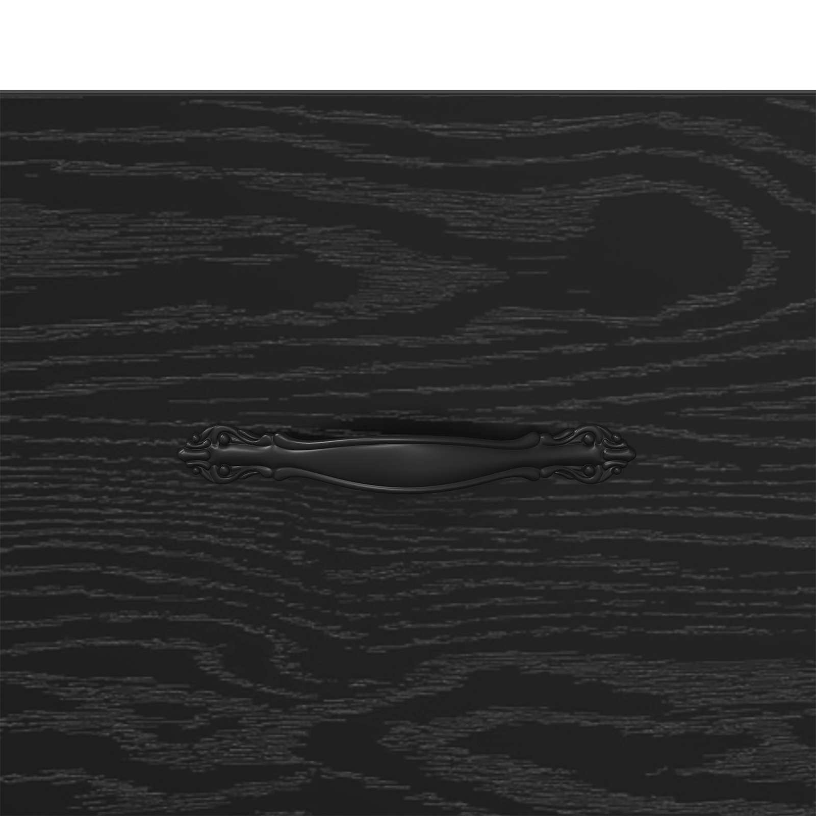 Sideboard mit Schubladen Schwarz Eichen-Optik 69,5 x 34 x 90 cm