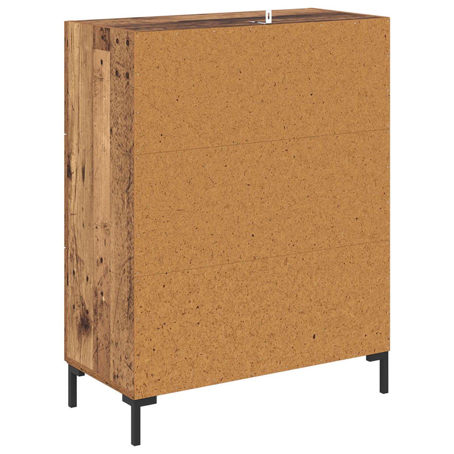 Sideboard Altholz 69,5 x 34 x 90 cm Verbundholz und Eisen