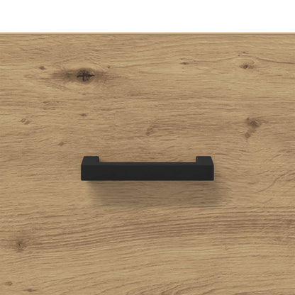 Sideboard Artisan-Eiche 69,5 x 34 x 90 cm Verbundholz und Eisen