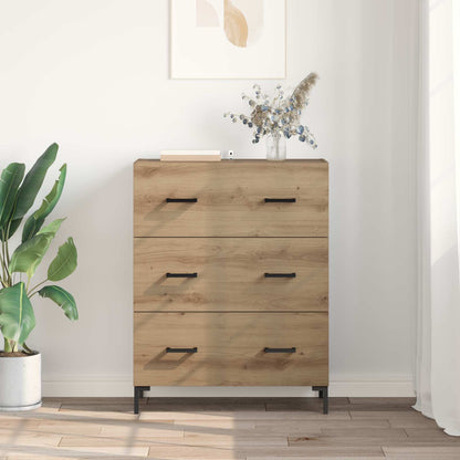 Sideboard Artisan-Eiche 69,5 x 34 x 90 cm Verbundholz und Eisen