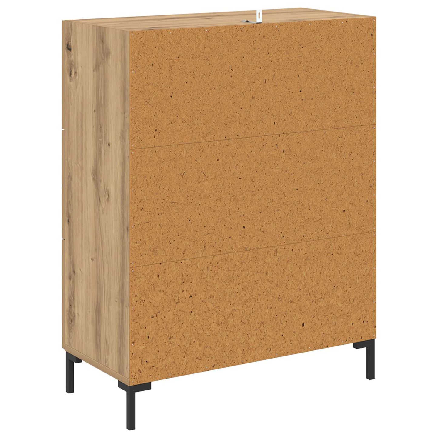 Sideboard Artisan-Eiche 69,5 x 34 x 90 cm Verbundholz und Eisen
