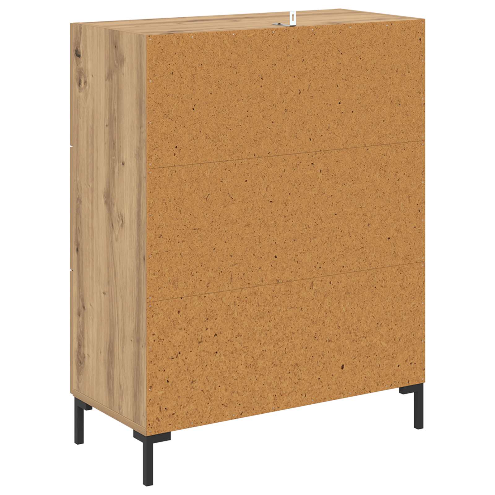 Sideboard Artisan-Eiche 69,5 x 34 x 90 cm Verbundholz und Eisen