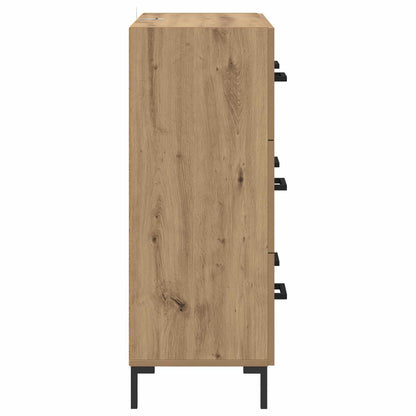 Sideboard Artisan-Eiche 69,5 x 34 x 90 cm Verbundholz und Eisen