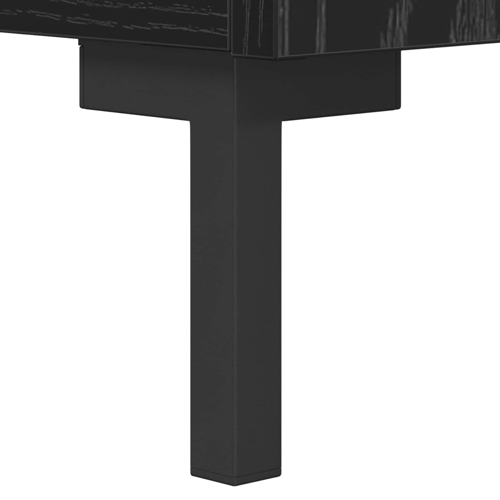 Sideboard Schwarz Eichen-Optik 69,5 x 34 x 90 cm