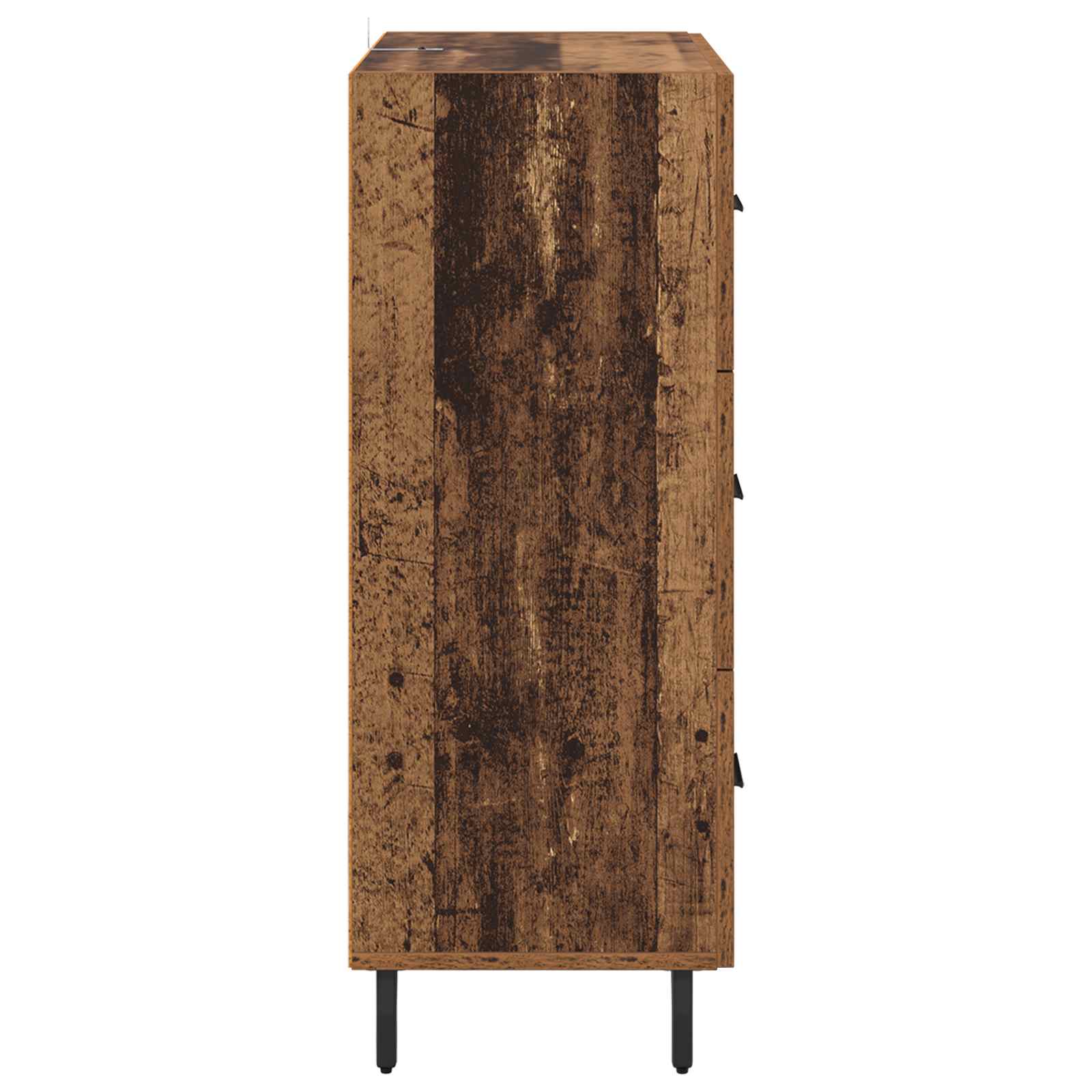 Sideboard Altholz 69,5 x 34 x 90 cm Verbundholz und Eisen