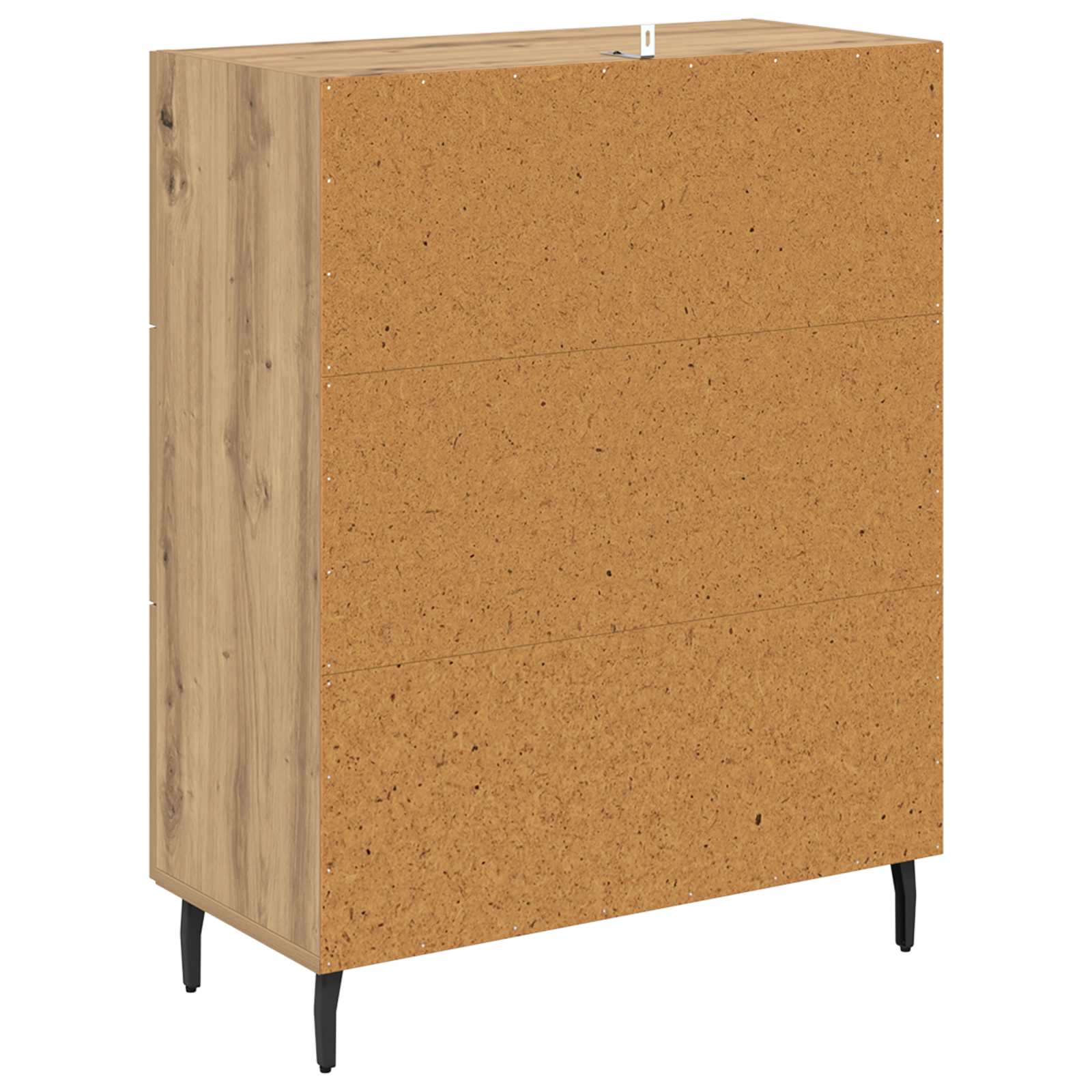Sideboard Artisan-Eiche 69,5 x 34 x 90 cm Verbundholz und Eisen