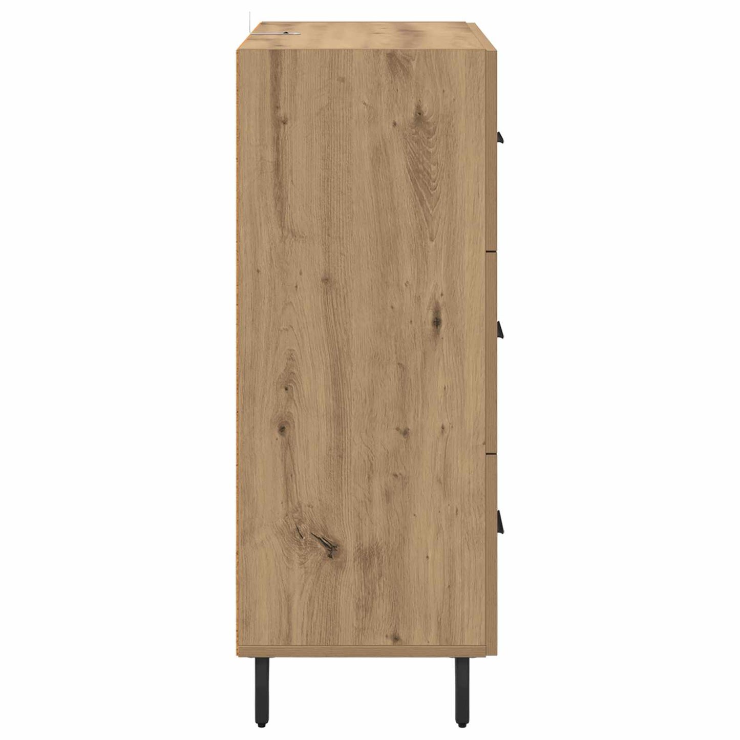 Sideboard Artisan-Eiche 69,5 x 34 x 90 cm Verbundholz und Eisen