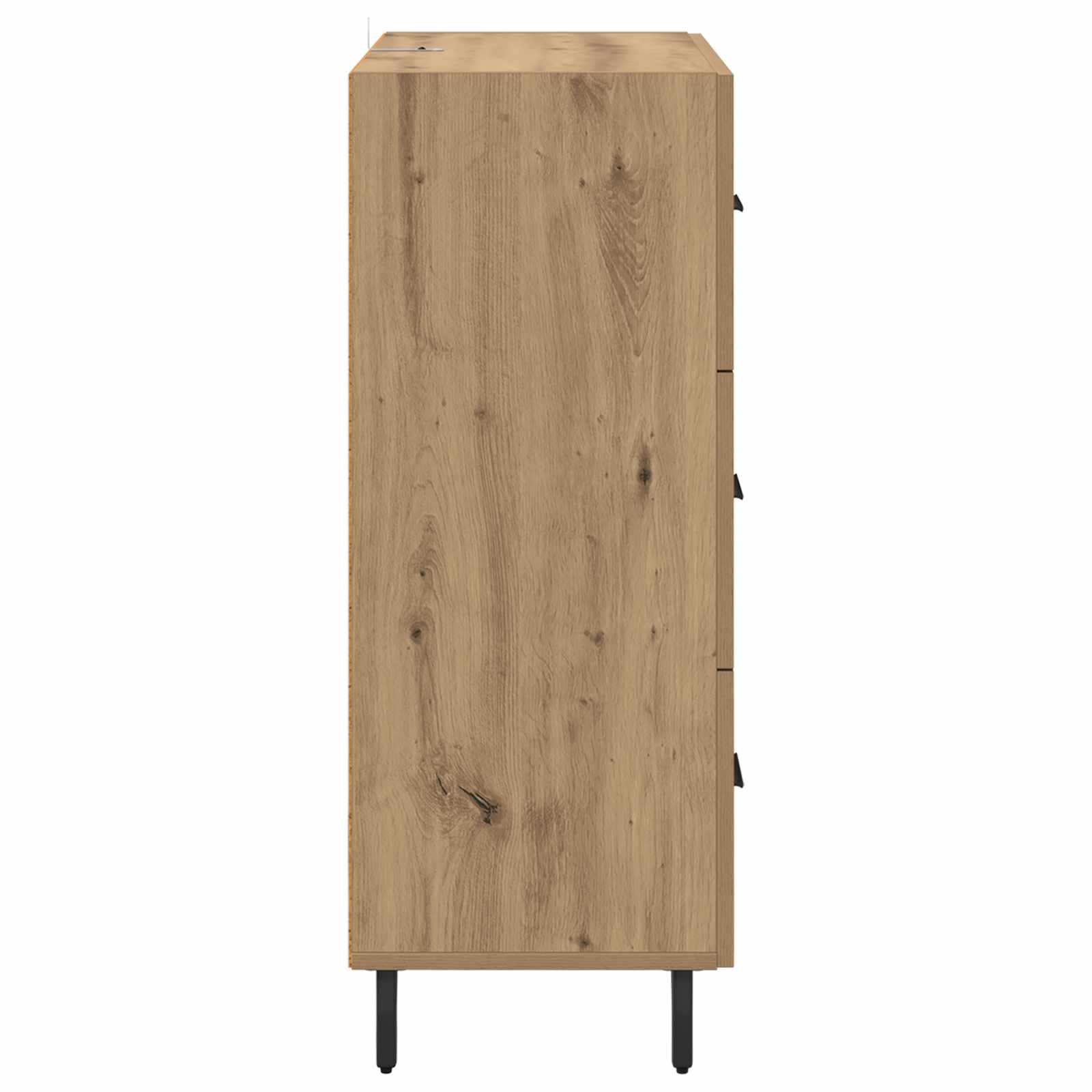 Sideboard Artisan-Eiche 69,5 x 34 x 90 cm Verbundholz und Eisen