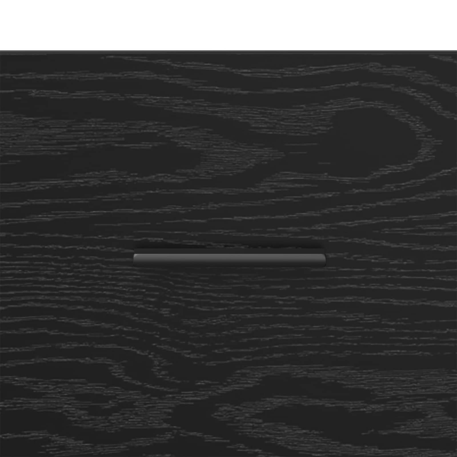 Sideboard Schwarz Eichen-Optik 69,5 x 34 x 90 cm