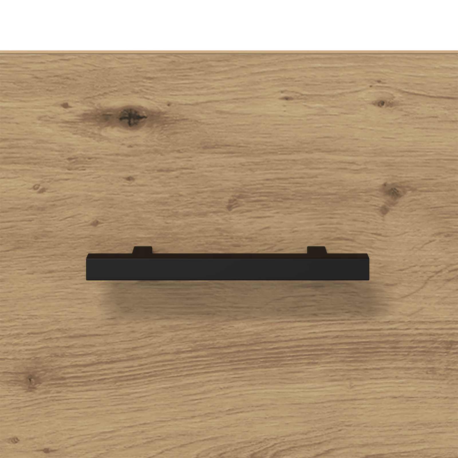 Sideboard Artisan-Eiche 69,5 x 34 x 90 cm Verbundholz und Eisen