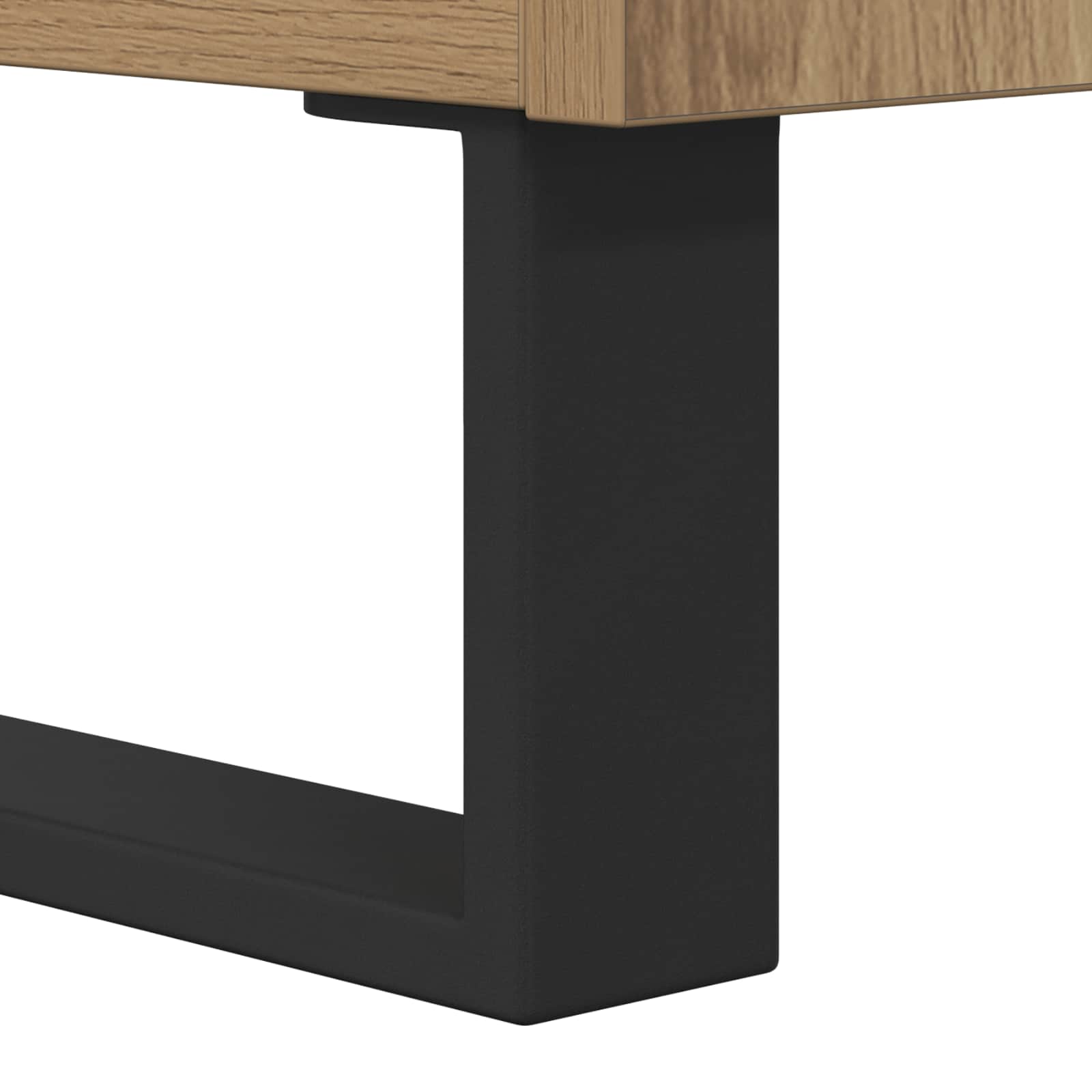 Sideboard Artisan-Eiche 69,5 x 34 x 90 cm Verbundholz und Eisen